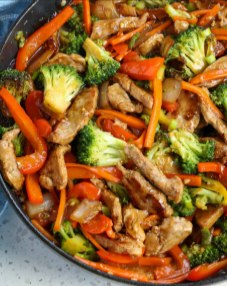 Pork stir fried 